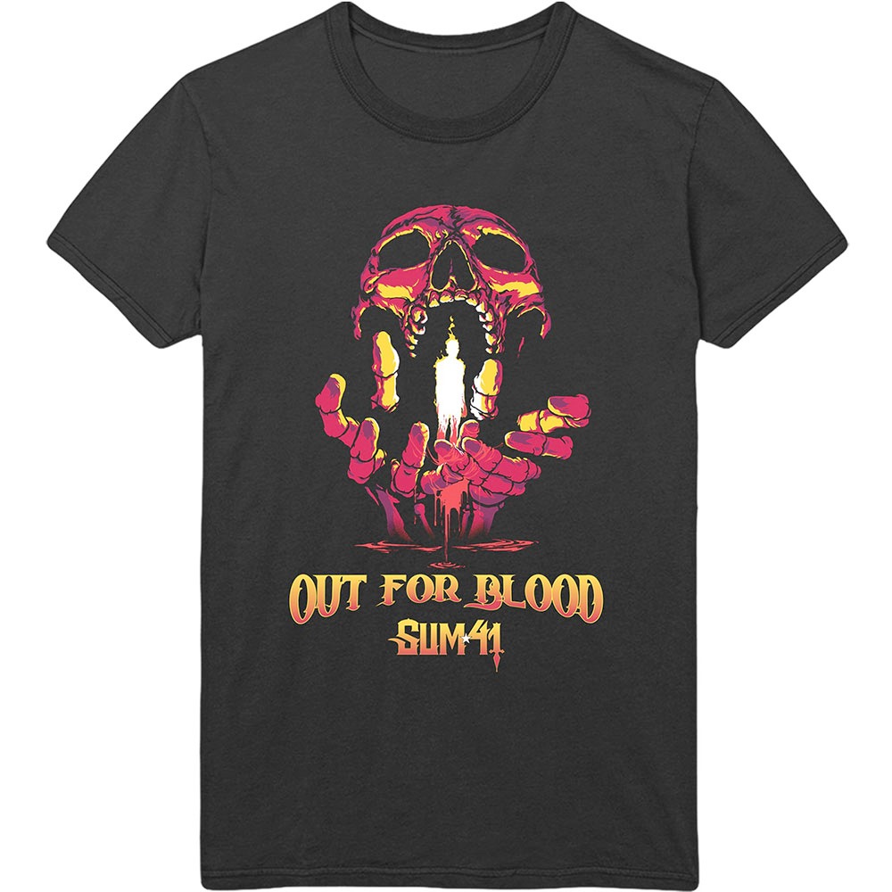 Sum 41 - Out For Blood Heren Tshirt - Zwart
